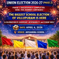 The Biggest School Election of Villupuram 2026-27