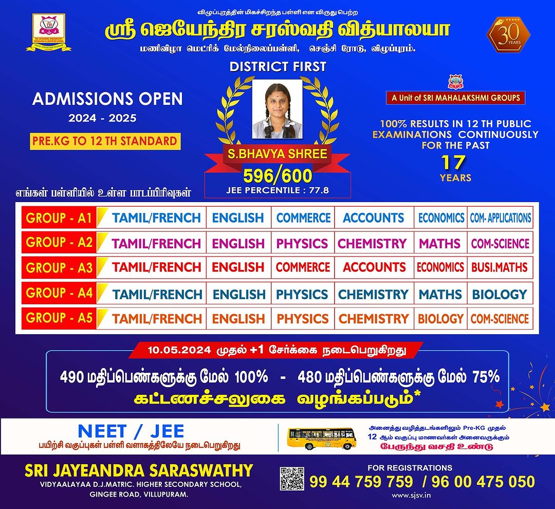 Best School in Villupuram.