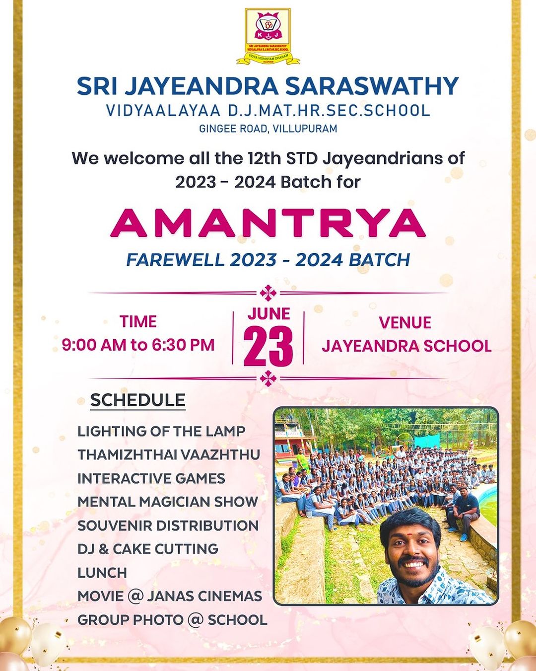 Amantrya Farewell 2023 - 2024 Batch
