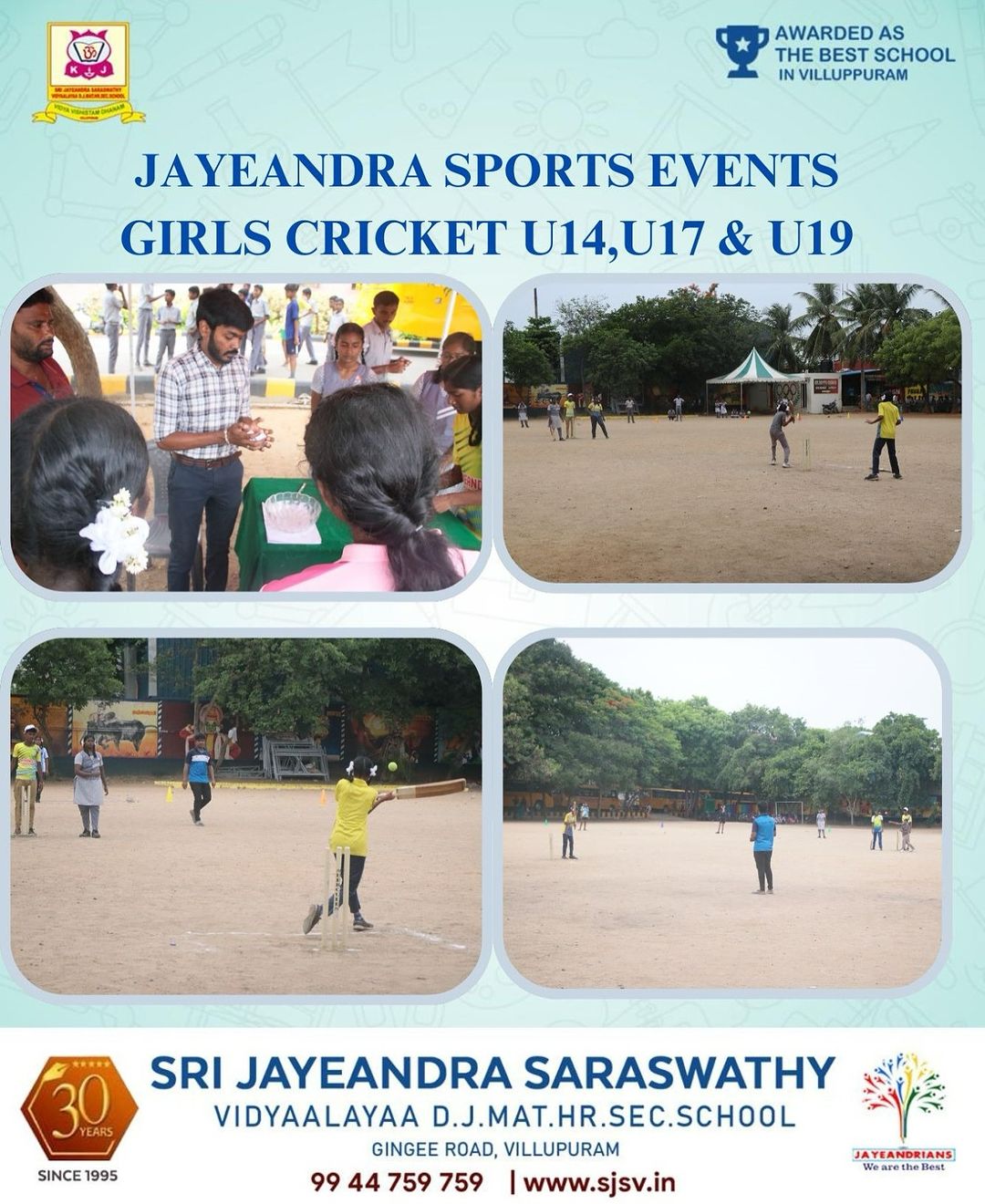 SPORTS EVENTS GIRLS CRICKET U14,17 & U19