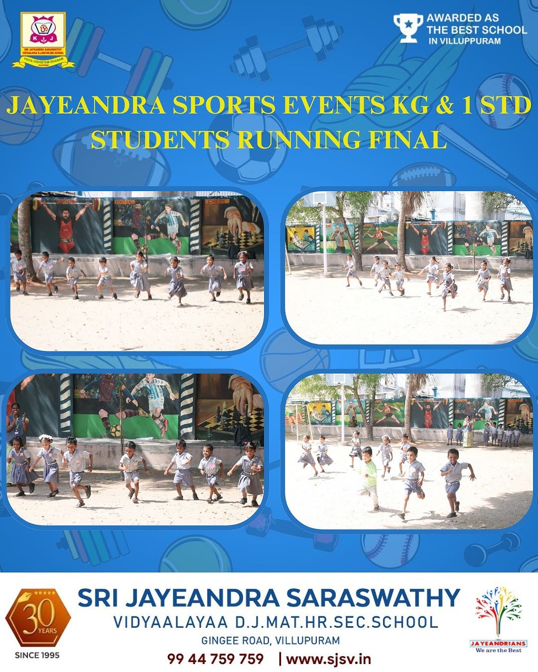 SPORTS EVENTS KG & 1 STD STUDENTS