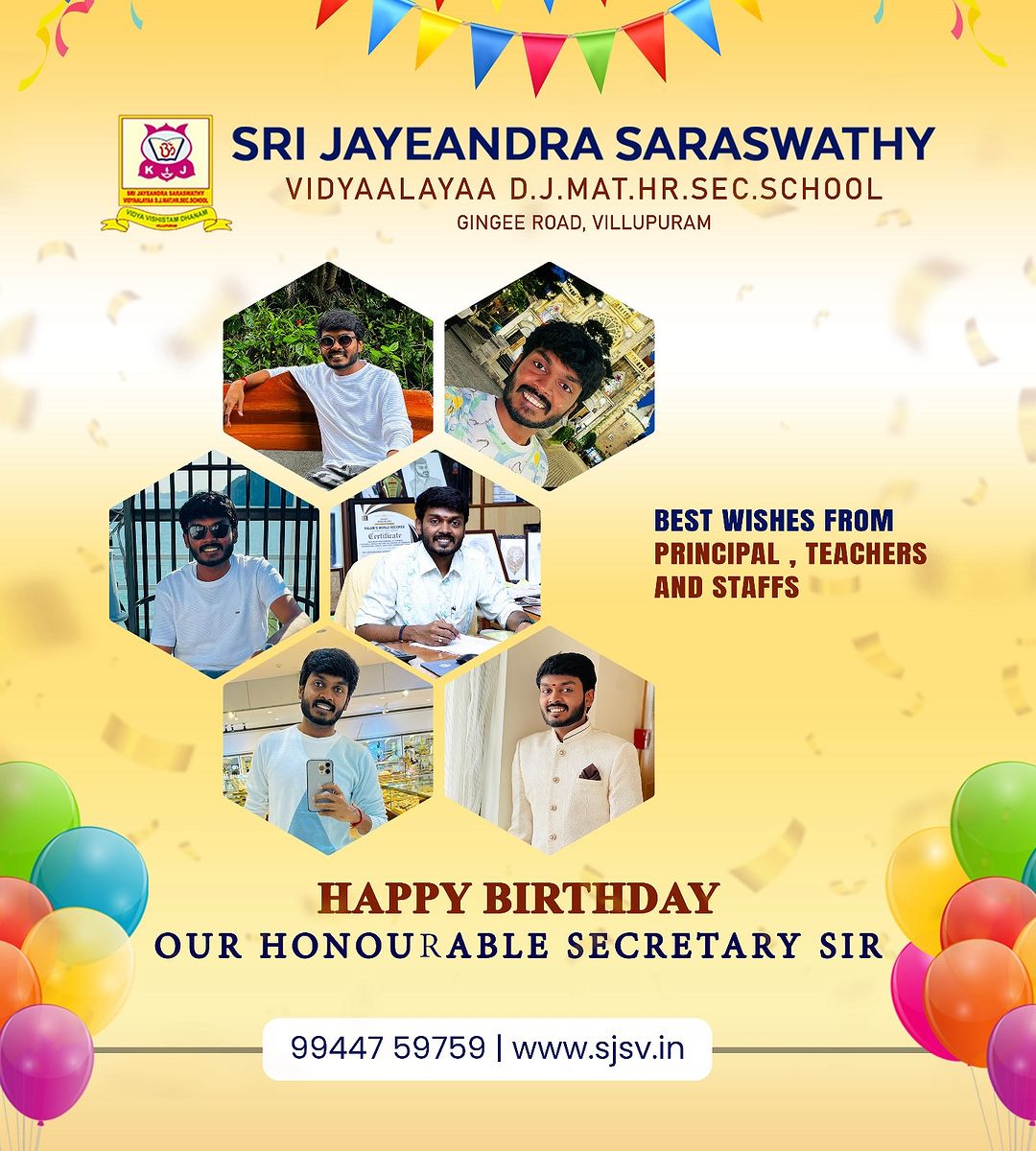 HAPPY BIRTHDAY OUR BELOVED SECRETARY JANA SIR
