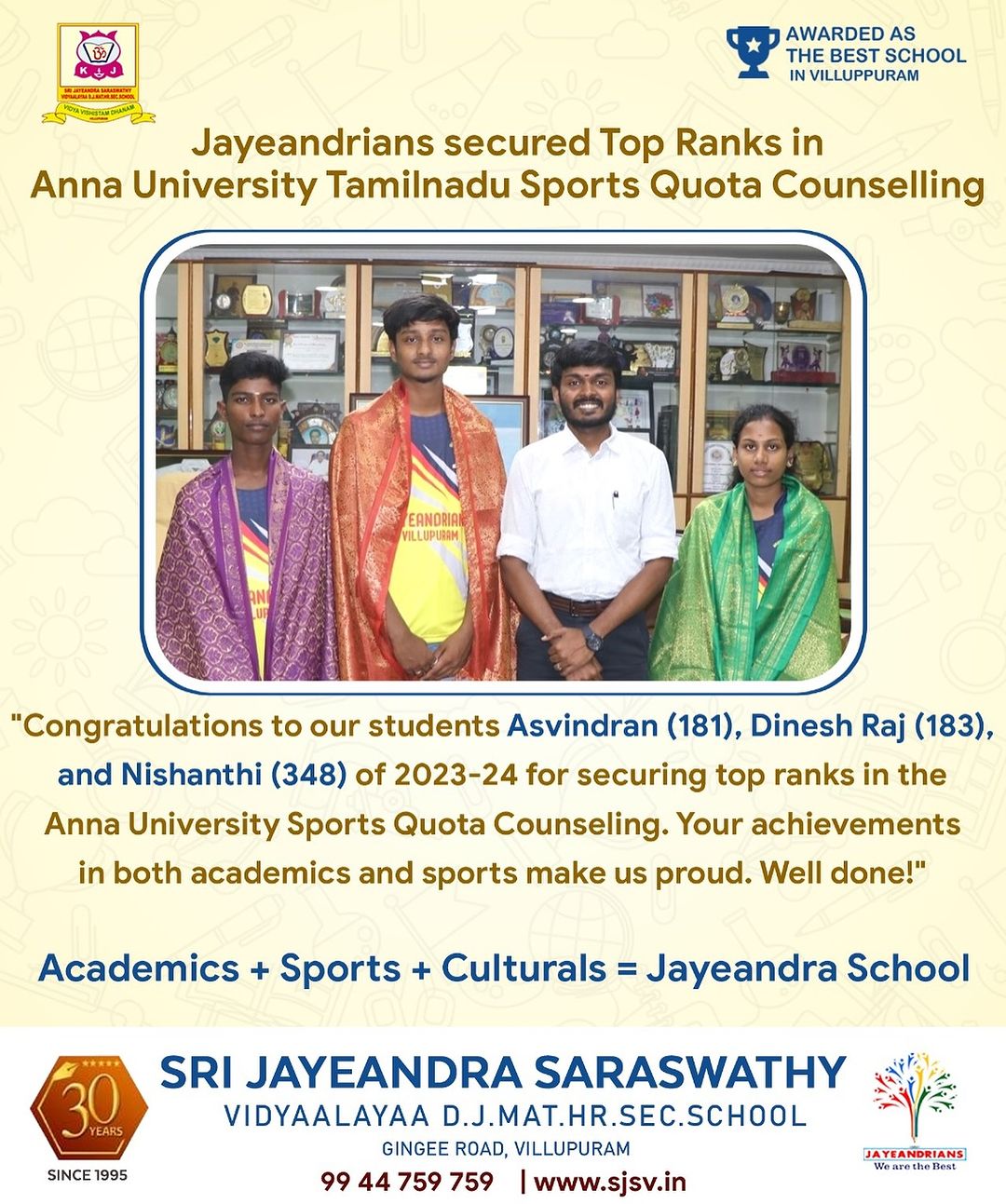 Top Ranks in Anna University
